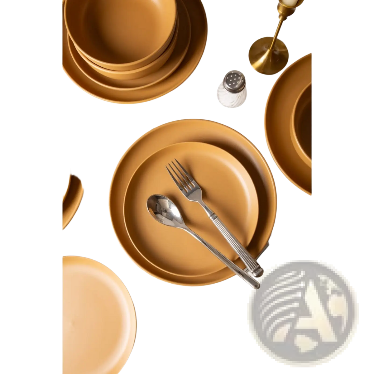 12-Piece Stoneware Dinnerware Sets With Mugs  Microwave & Dishwasher Safe Non-Toxic Dinner Plates Bowls Set  Stackable Matte Glaze Kitchenware For 3
