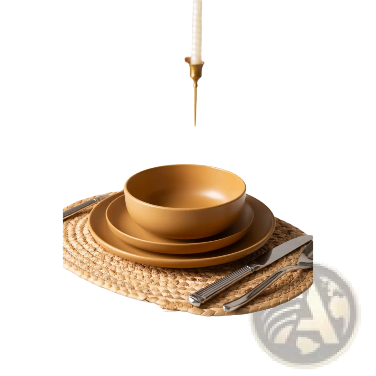 12-Piece Stoneware Dinnerware Sets With Mugs  Microwave & Dishwasher Safe Non-Toxic Dinner Plates Bowls Set  Stackable Matte Glaze Kitchenware For 3